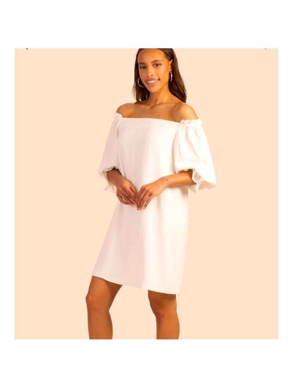 NWT TRINA TURK Whitewash Equinox Dress - Picture 2 of 7